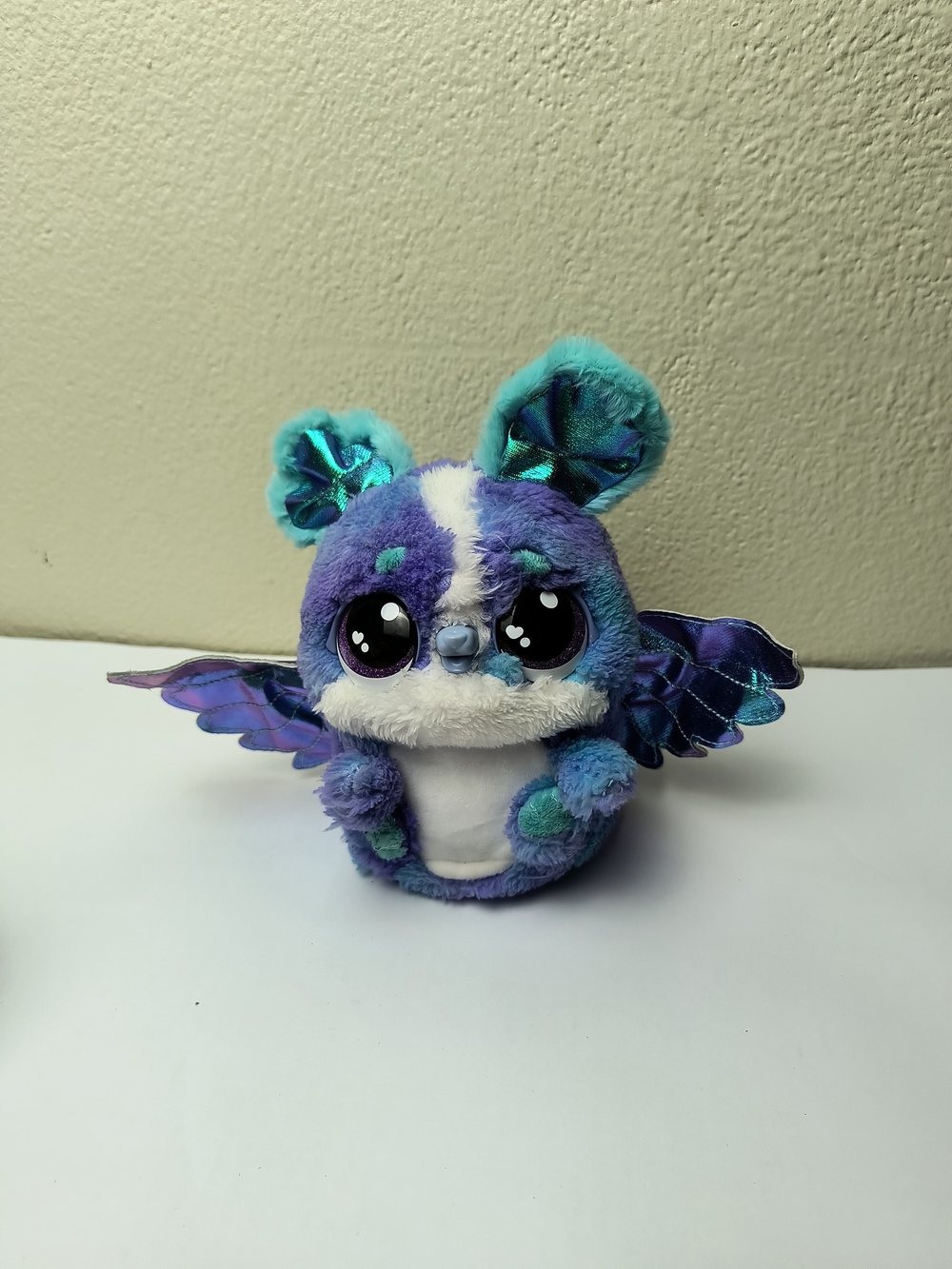 Hatchimals Marina Plush Toy Purple & Teal Water- Element Puppadee Electronic
